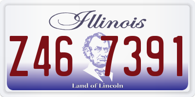 IL license plate Z467391