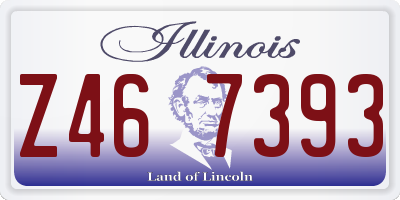 IL license plate Z467393