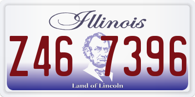 IL license plate Z467396