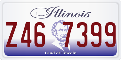 IL license plate Z467399