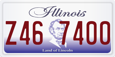 IL license plate Z467400