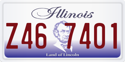 IL license plate Z467401