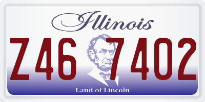 IL license plate Z467402