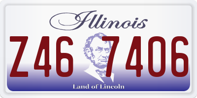 IL license plate Z467406