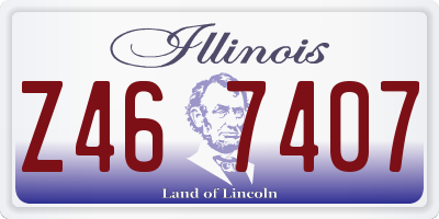 IL license plate Z467407