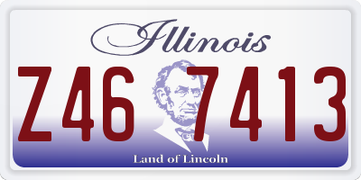 IL license plate Z467413