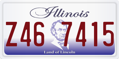 IL license plate Z467415