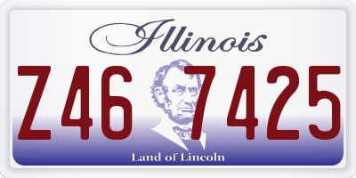 IL license plate Z467425