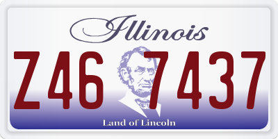 IL license plate Z467437