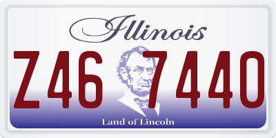IL license plate Z467440