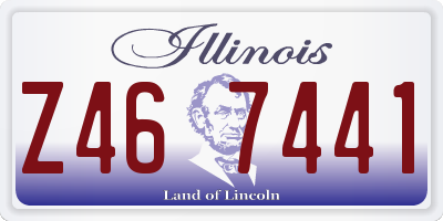 IL license plate Z467441