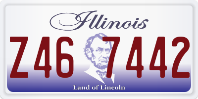 IL license plate Z467442