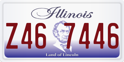 IL license plate Z467446