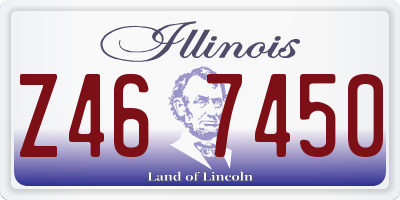IL license plate Z467450
