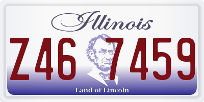 IL license plate Z467459