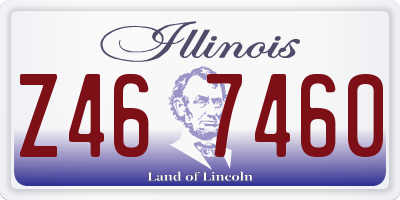 IL license plate Z467460