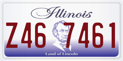 IL license plate Z467461