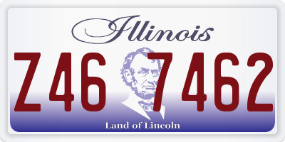 IL license plate Z467462