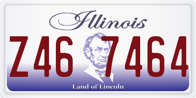 IL license plate Z467464
