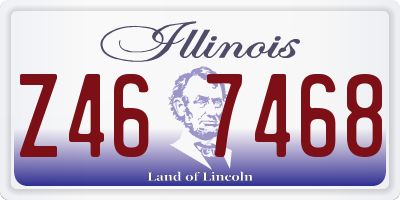 IL license plate Z467468