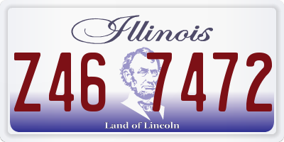 IL license plate Z467472