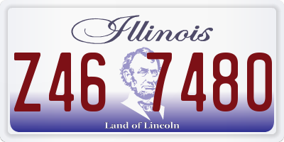 IL license plate Z467480