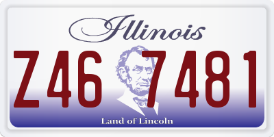 IL license plate Z467481