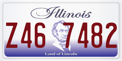 IL license plate Z467482