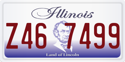 IL license plate Z467499