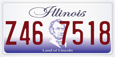 IL license plate Z467518