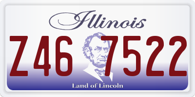 IL license plate Z467522