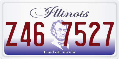 IL license plate Z467527