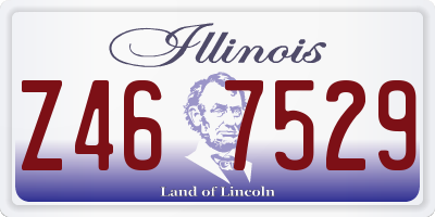 IL license plate Z467529