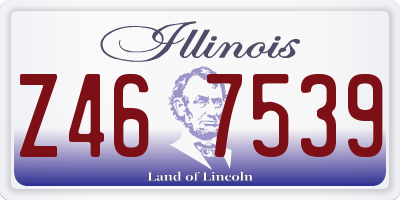 IL license plate Z467539