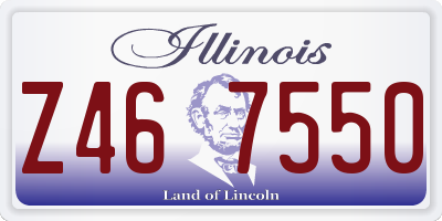 IL license plate Z467550