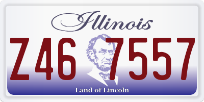 IL license plate Z467557