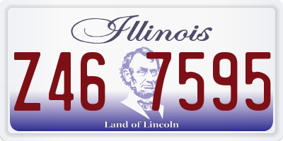 IL license plate Z467595