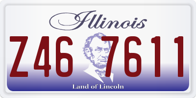 IL license plate Z467611