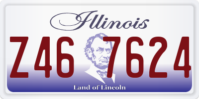 IL license plate Z467624