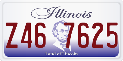 IL license plate Z467625