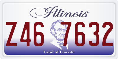 IL license plate Z467632