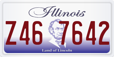 IL license plate Z467642