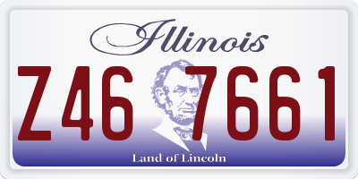 IL license plate Z467661