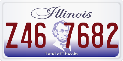 IL license plate Z467682
