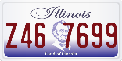 IL license plate Z467699