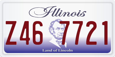 IL license plate Z467721