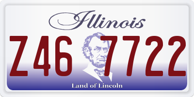 IL license plate Z467722