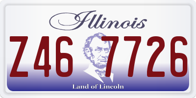 IL license plate Z467726