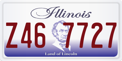 IL license plate Z467727