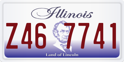 IL license plate Z467741